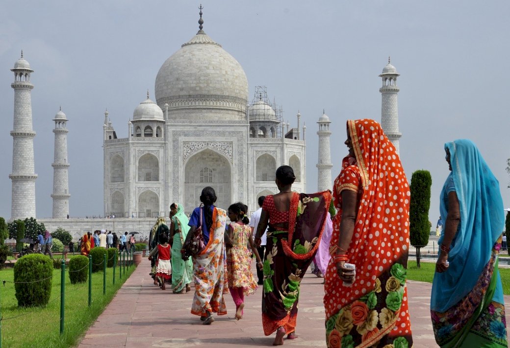 Templul Taj-Mahal jigsaw puzzle online