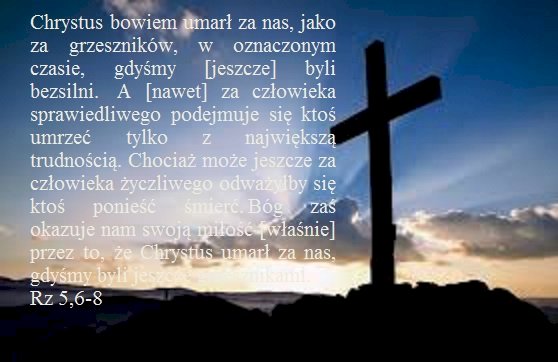 kříž, citát z Bible skládačky online