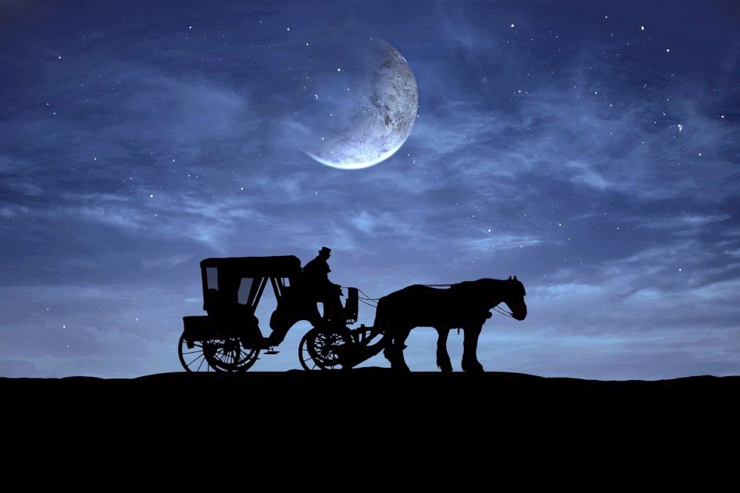 chariot au clair de lune puzzle en ligne