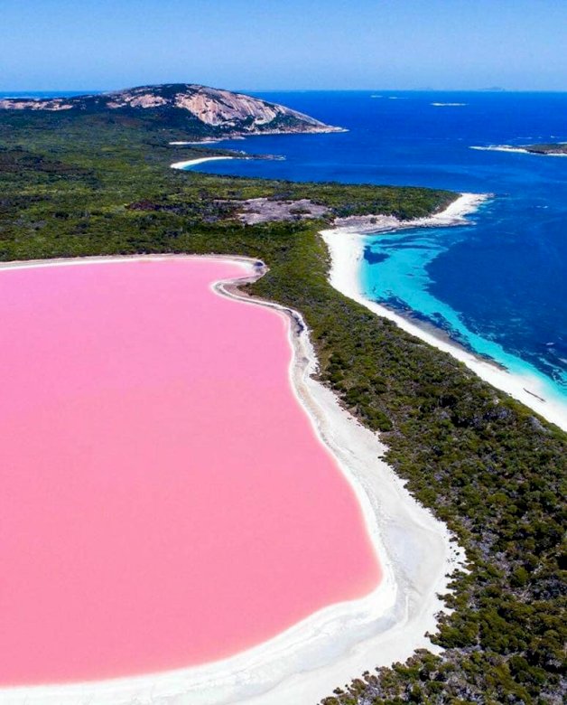 Ροζ Λίμνη online παζλ