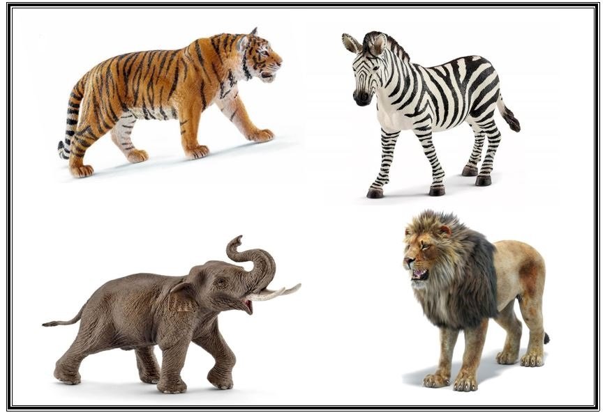 Puzzel met wilde dieren legpuzzel online