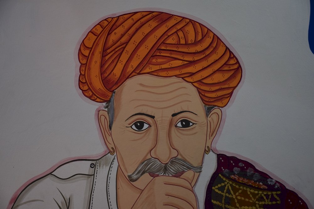 gezicht tekenen in India online puzzel
