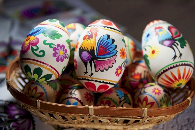 Velikonoční vajíčka online puzzle