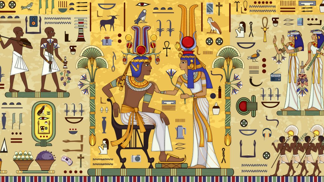 Egyptian scene jigsaw puzzle online