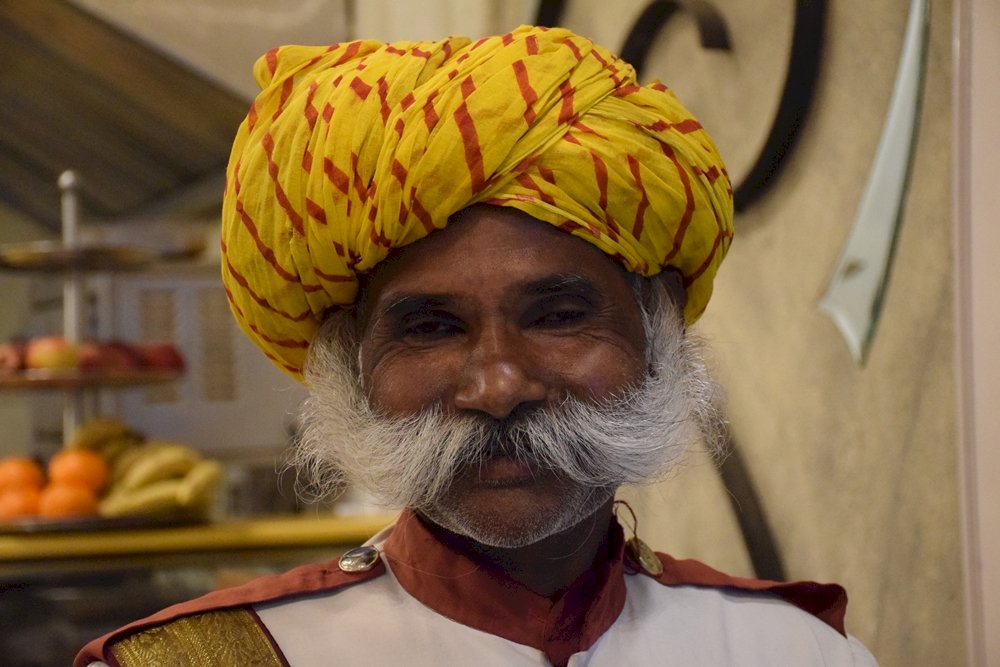 faces of India in Jaipur jigsaw puzzle online