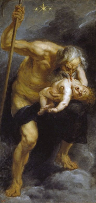 Saturn som äter sin son Rubens pussel på nätet