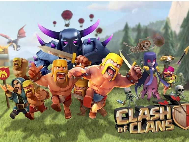 Clash of clans online puzzel