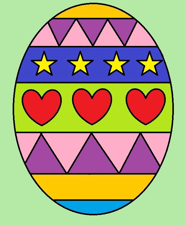 Húsvéti tojás nagyon könnyű kirakós online