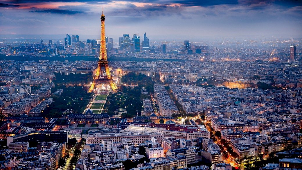 Paris with the tower jigsaw puzzle online