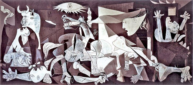 Guernica Picasso pussel på nätet