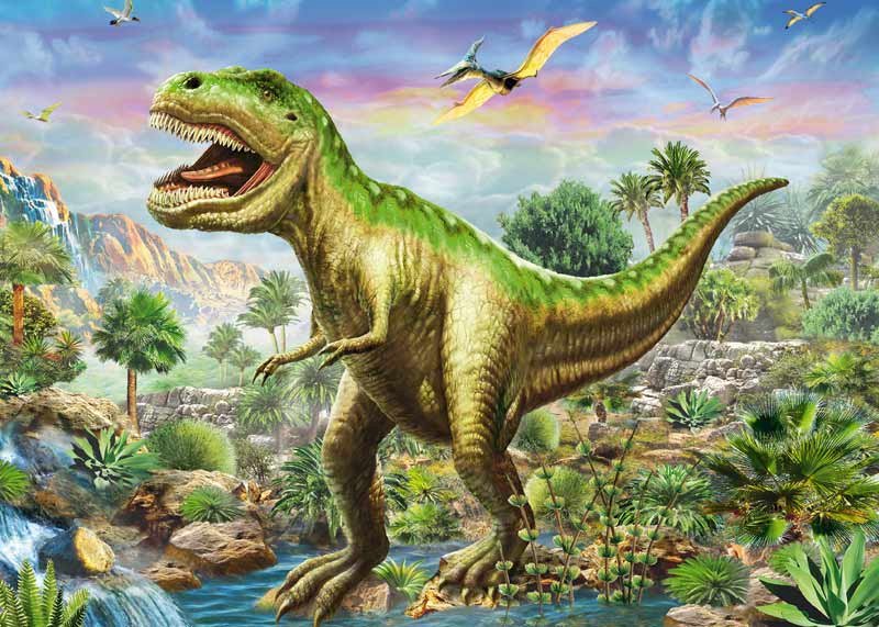 Dino rex online puzzel