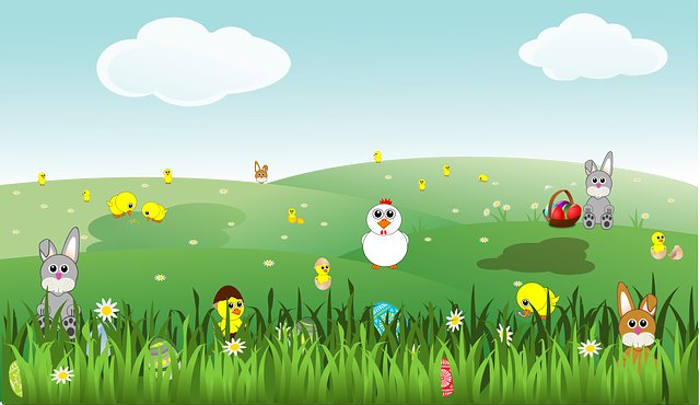 Velikonoční hádanky pro děti skládačky online