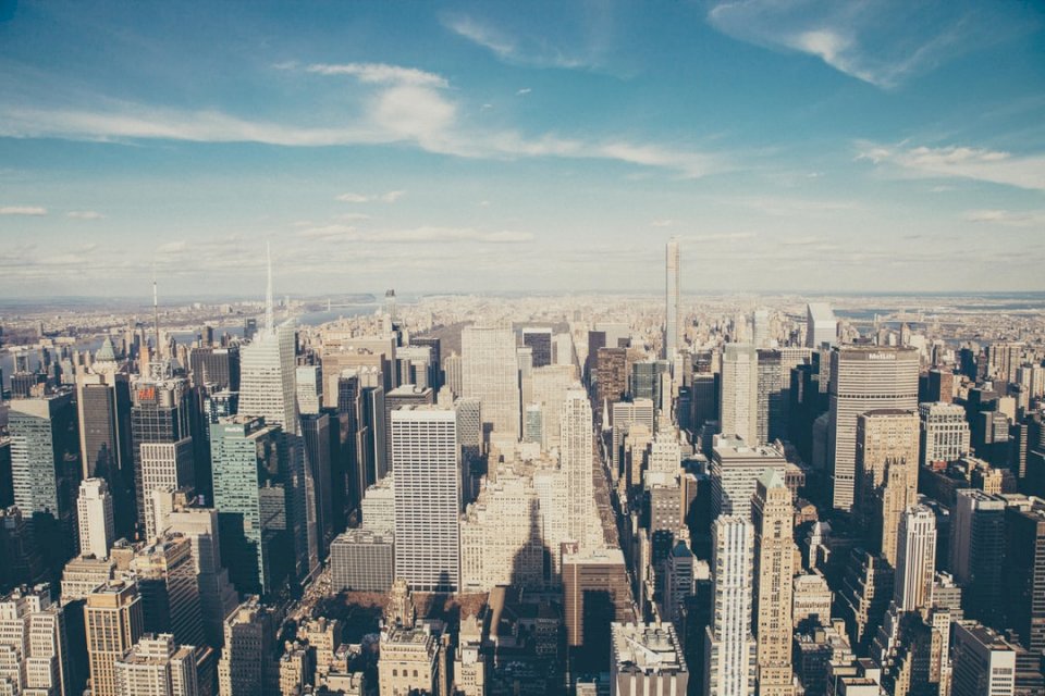 Krásné panorama New Yorku online puzzle
