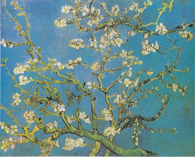 "Blooming Almond" von Vincent Van Gogh Online-Puzzle