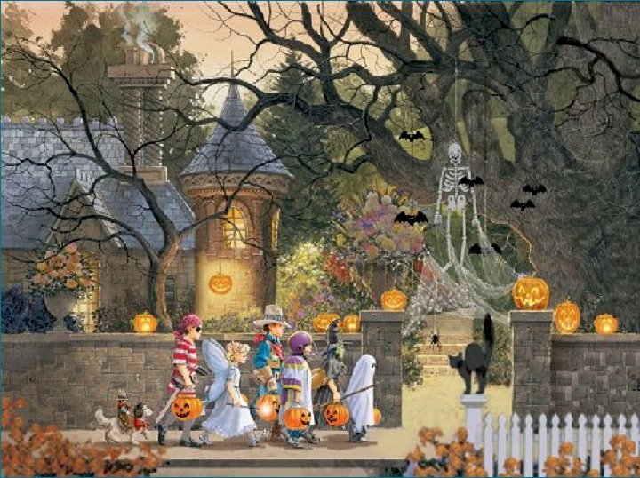 Halloween puzzle online
