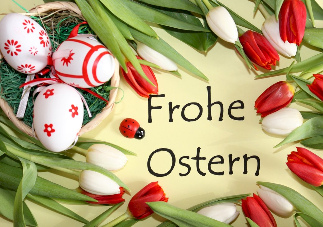 Frohe Ostern! онлайн пъзел