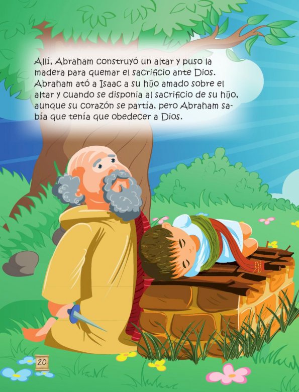 Abraham och Isak pussel på nätet