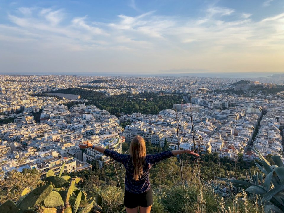 Ελευθερία ταξιδιού στην Αθήνα παζλ online