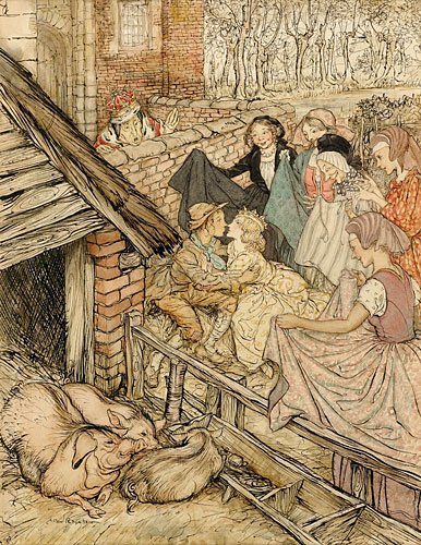 Andersen's fairy tales online puzzle