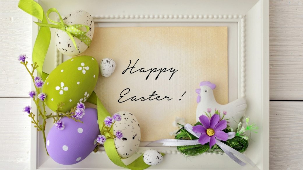 Színes húsvéti tojás, madár online puzzle