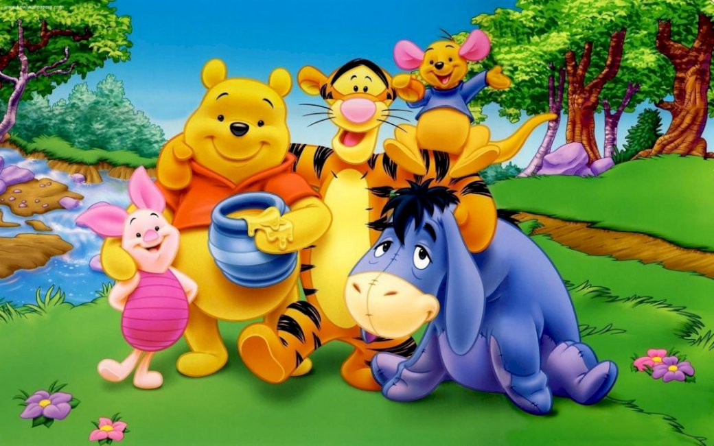 Winnie the Pooh online παζλ