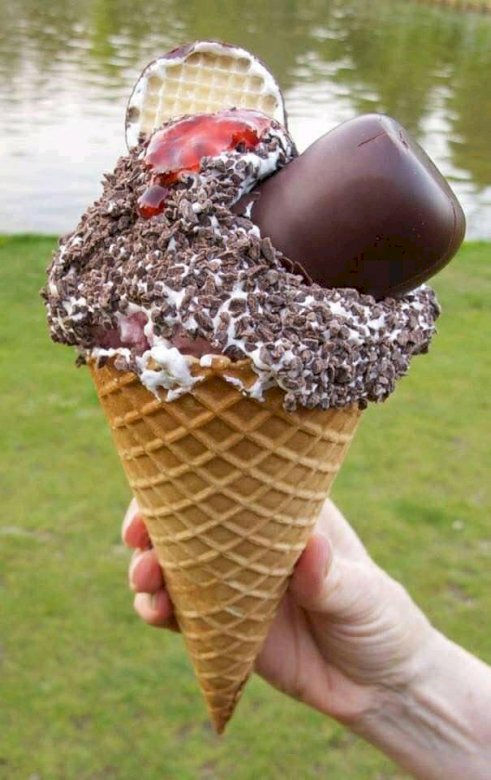 čokoládová zmrzlina skládačky online