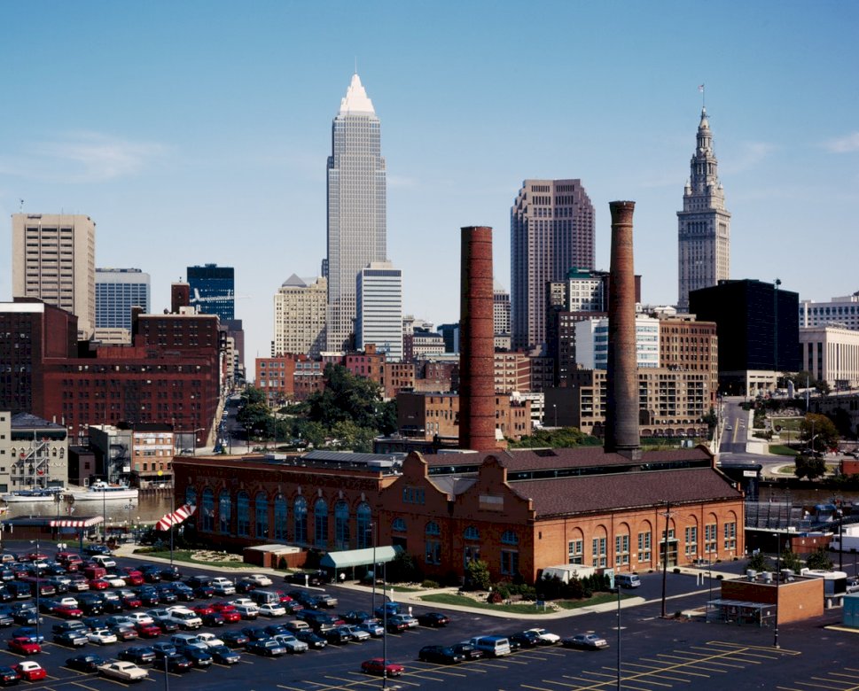 Barrio en Cleveland, Ohio - Estados Unidos rompecabezas en línea