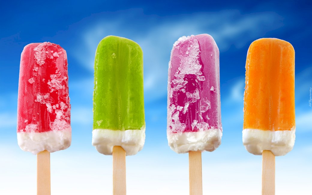 Colorful ice lolly jigsaw puzzle online