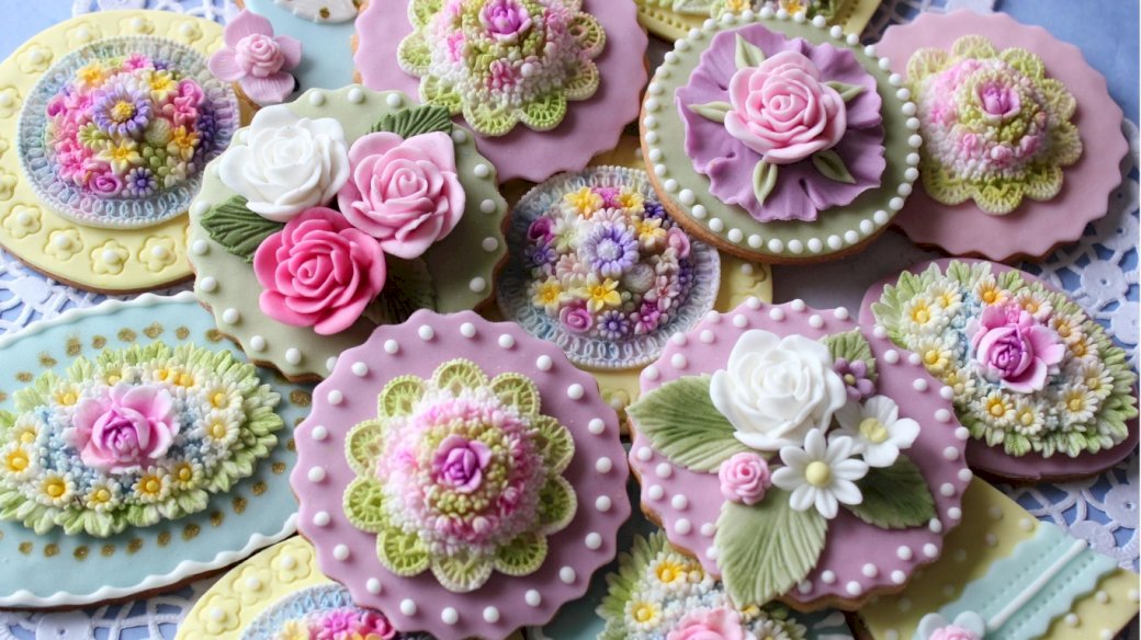 Cupcakes coloridos puzzle online