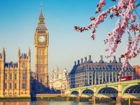 Пролетен Лондон онлайн пъзел