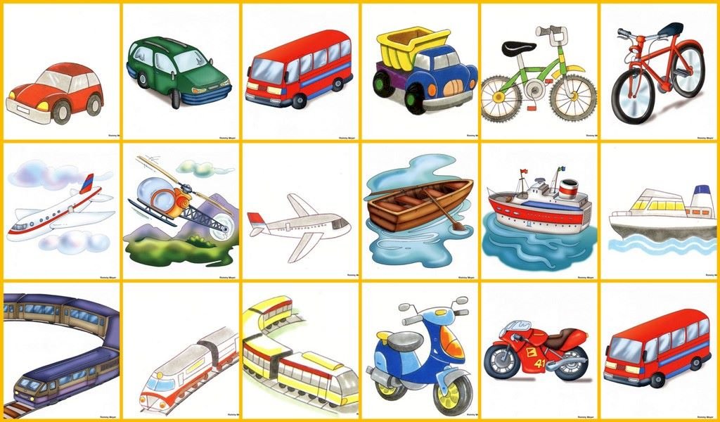 Mezzi di trasporto puzzle online
