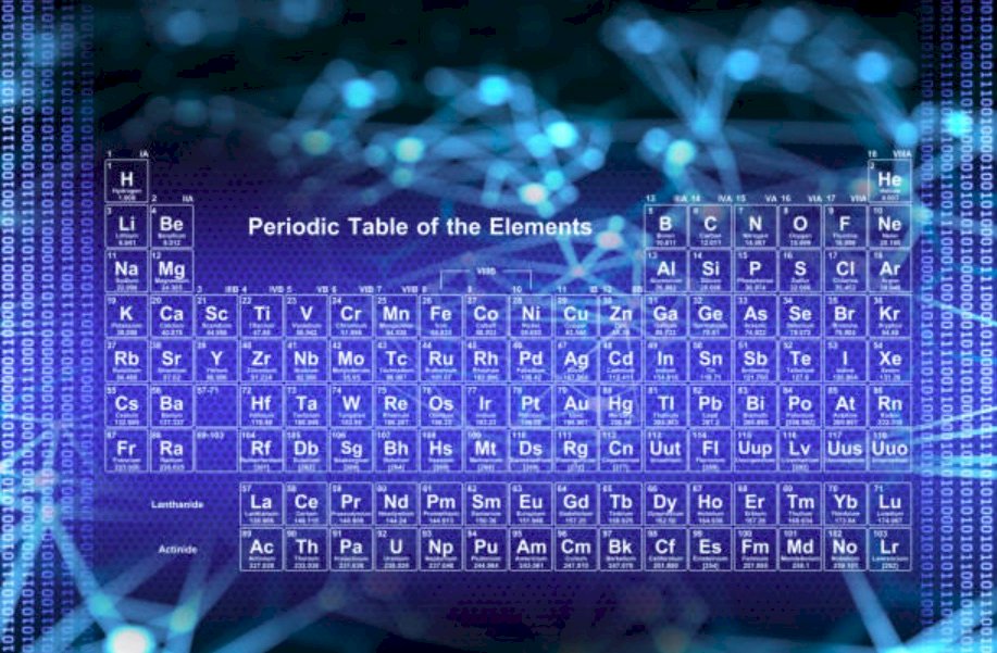 Blue Periodic Table jigsaw puzzle online