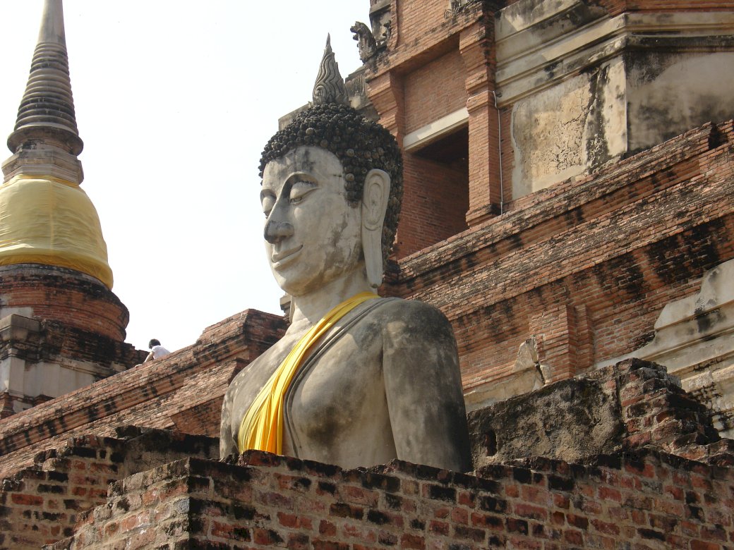 Будда в Аюттхаї, Таїланд онлайн пазл