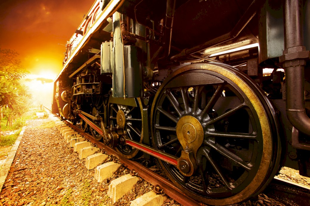 locomotive à vapeur bouchent puzzle en ligne