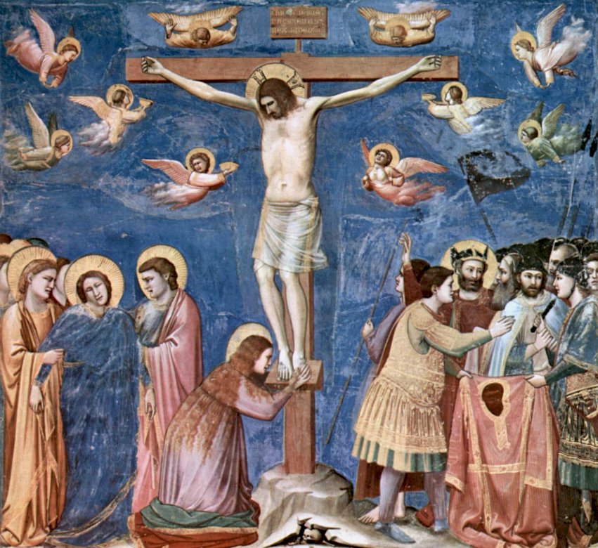 Giotto - Jesus korsfästas pussel på nätet