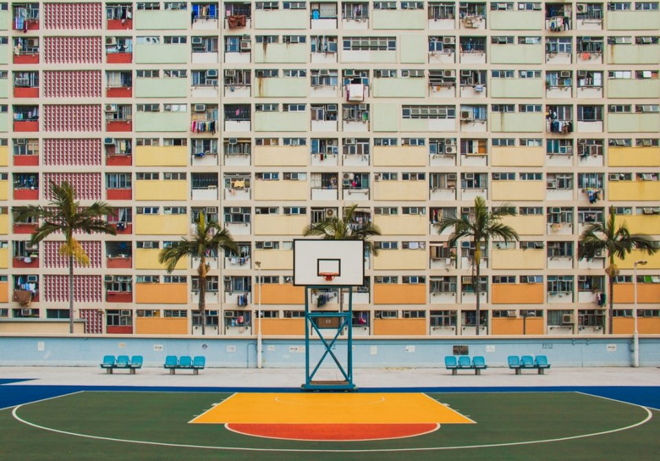Детская площадка Гонконга онлайн-пазл