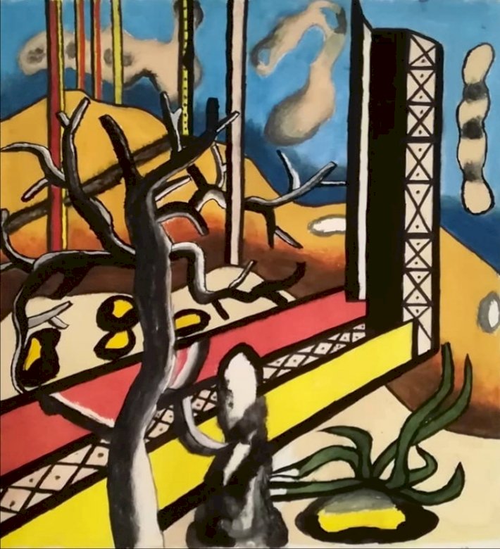 Apollines tolkning av Fernand Léger pussel på nätet