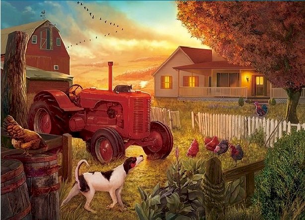 American countryside. jigsaw puzzle online