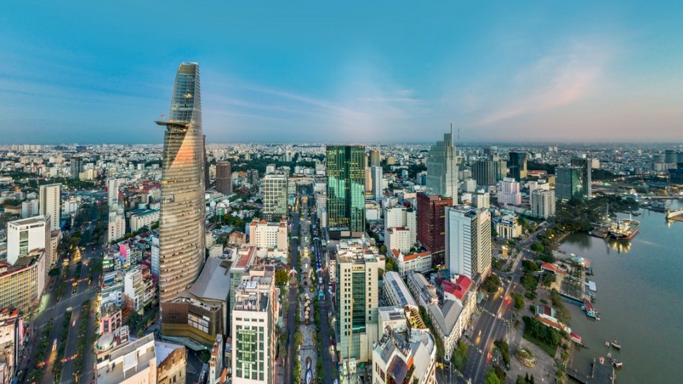 Skyline de Saigón rompecabezas en línea