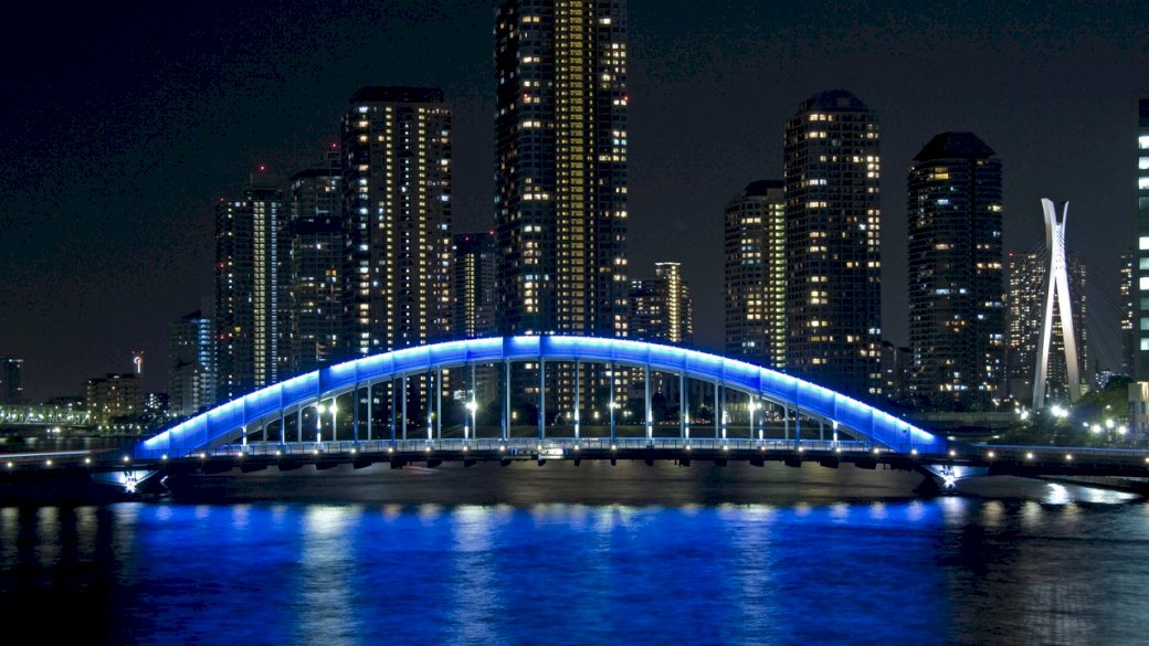 Токио мост онлайн пъзел