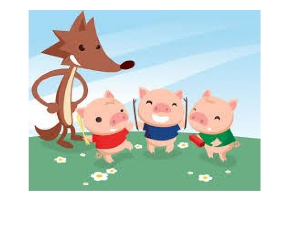 De tre små grisarna pussel på nätet
