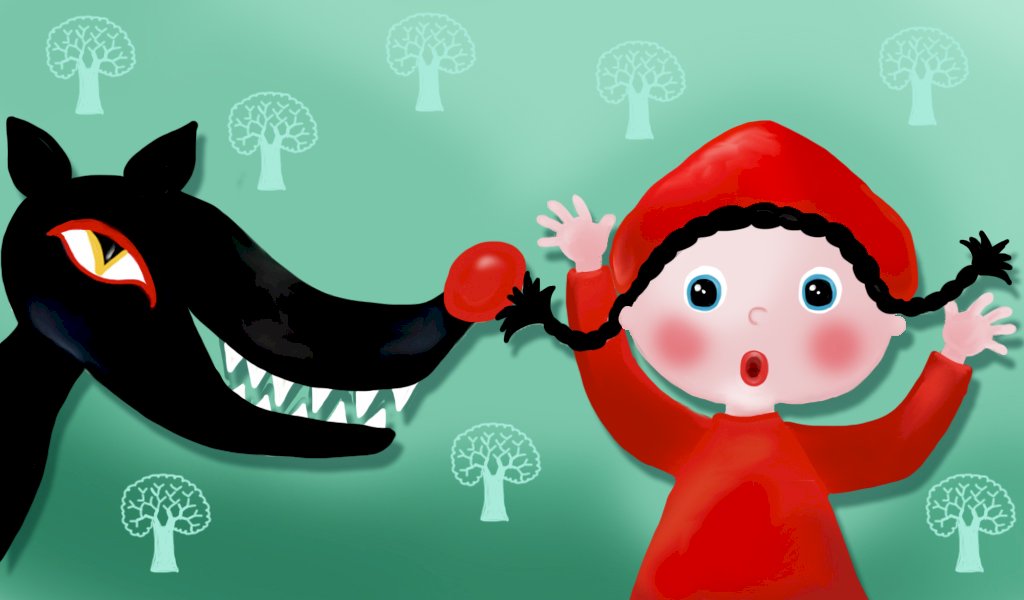 riding hood and the wolf jigsaw puzzle online