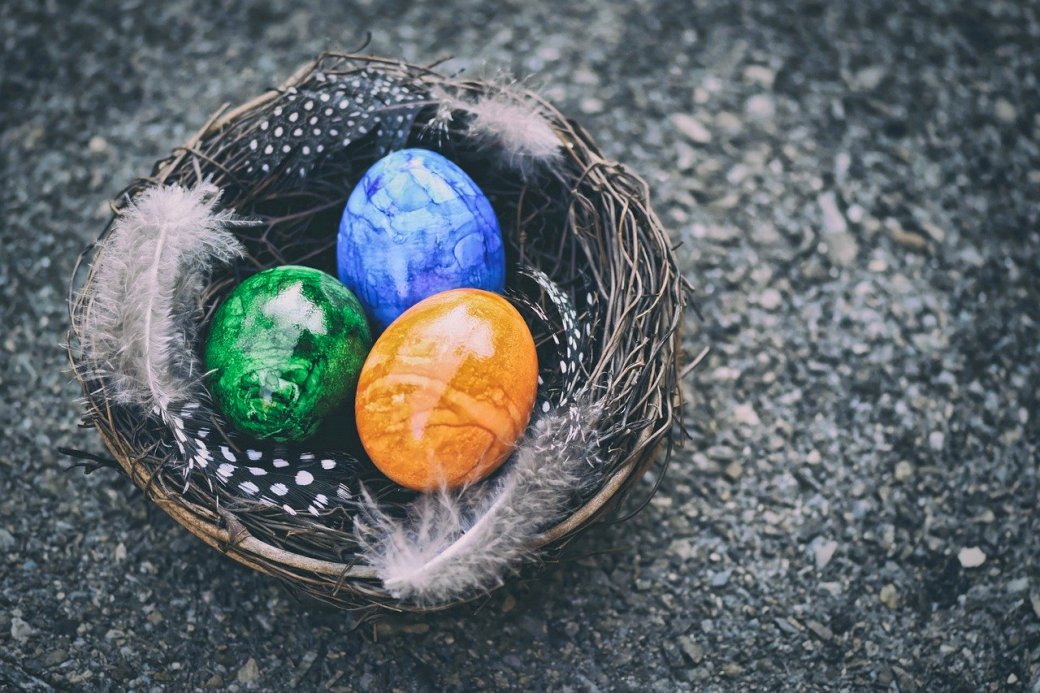 Яйця на Великдень пазл онлайн