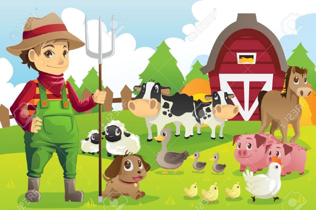 Фермер-головоломка онлайн-пазл