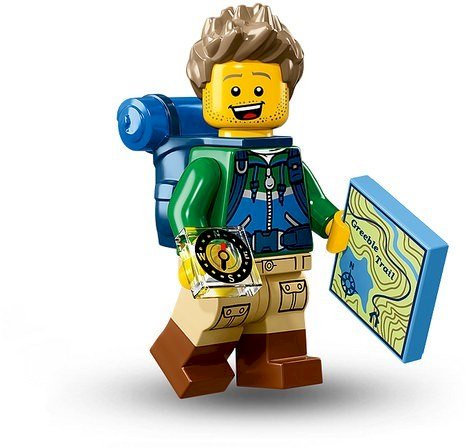 Lego-Reisender mit Kompass Online-Puzzle