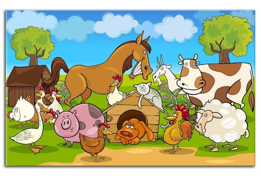 Animali in campagna puzzle online