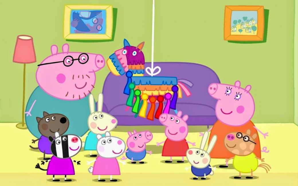 Peppa Pig és barátai online puzzle