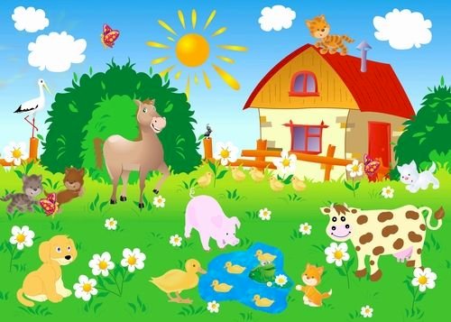 Animale în mediul rural jigsaw puzzle online