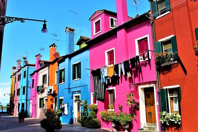 Ostrov v Benátkách, Itálie online puzzle