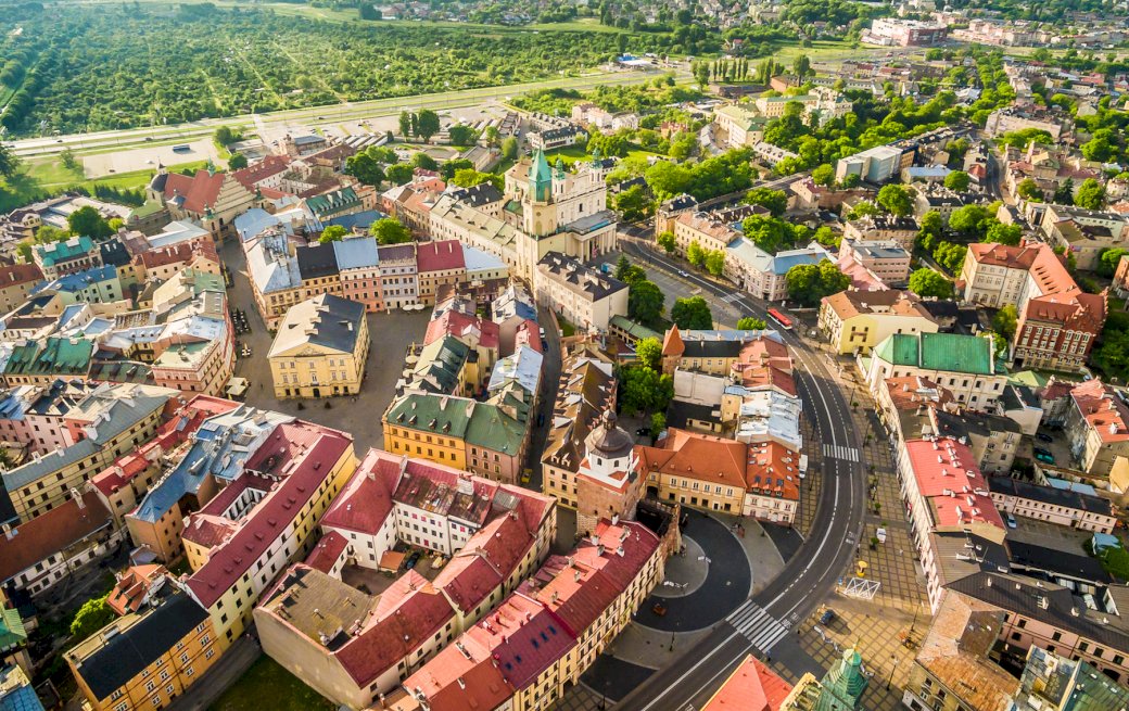 Oude stad van Lublin legpuzzel online